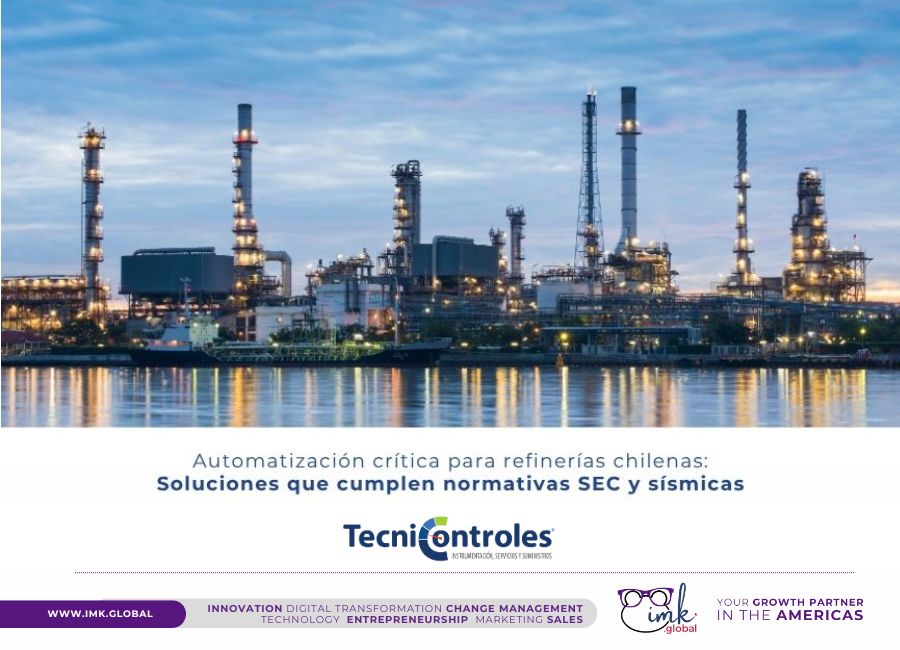 Automatización crítica para refinerías chilenas: Soluciones que cumplen normativas SEC y sísmicas