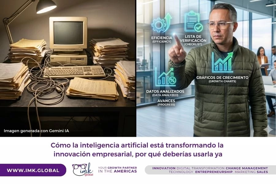 Cómo la inteligencia artificial está transformando la innovación empresarial, por qué deberías usarla ya