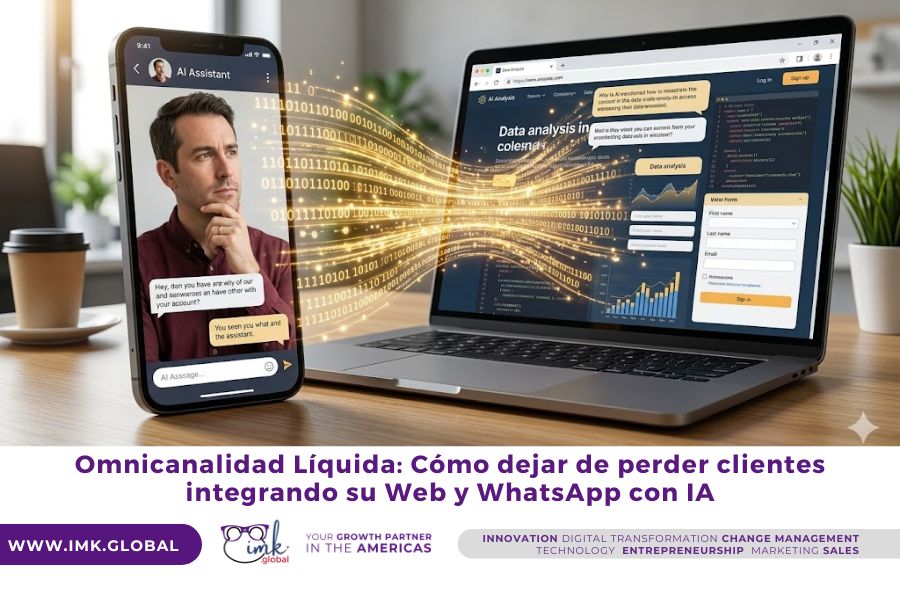 Omnicanalidad Líquida: Cómo dejar de perder clientes integrando su Web y WhatsApp con IA