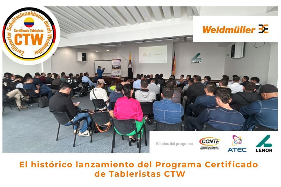 El histórico lanzamiento del Programa Certificado de Tableristas CTW Weidmüller Colombia