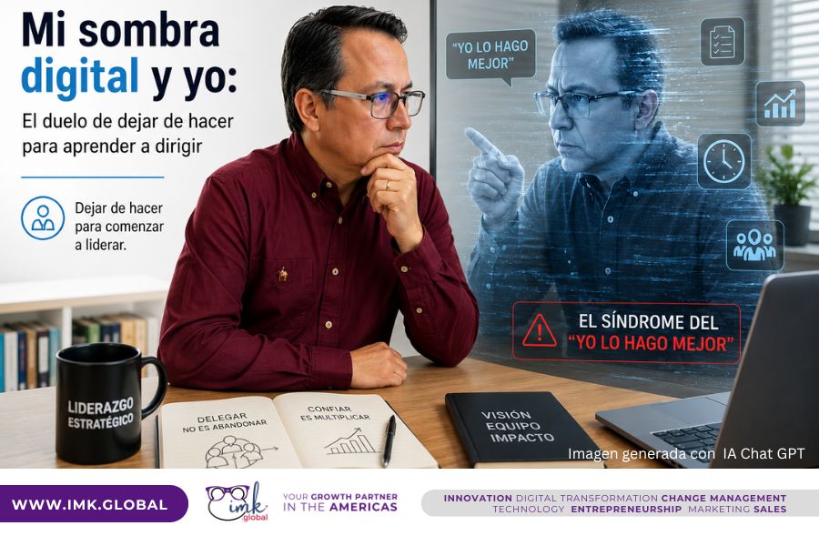Mi sombra digital y yo: El duelo de dejar de hacer para aprender a dirigir