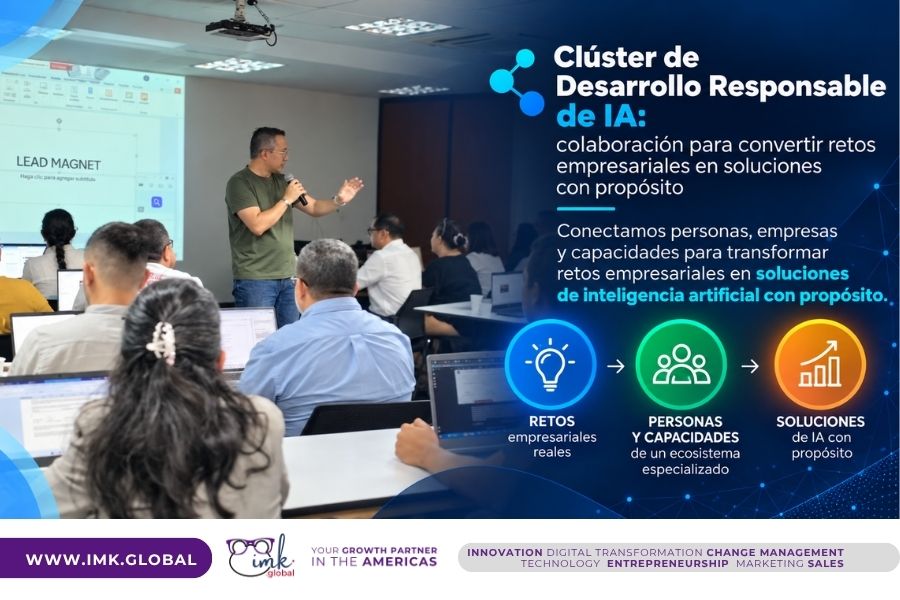 Clúster de Desarrollo Responsable de IA: colaboración para convertir retos empresariales en soluciones con propósito