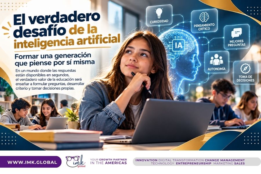 El verdadero desafío de la inteligencia artificial: formar una generación que piense por sí misma